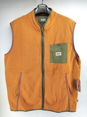 Howler Bros Free Range Vest Mens Fleece Adobe Color NWT